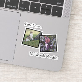 Customizable Pet Photo vinyl Sticker