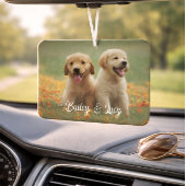 Customizable Pet Photo With Customizable Name Text Luchtverfrisser