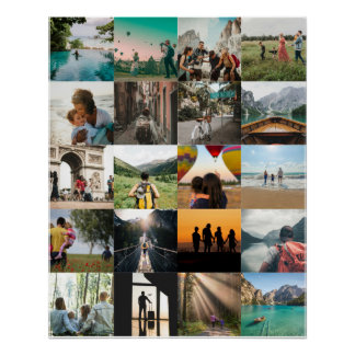 Customizable Photo Memories Perfect Poster
