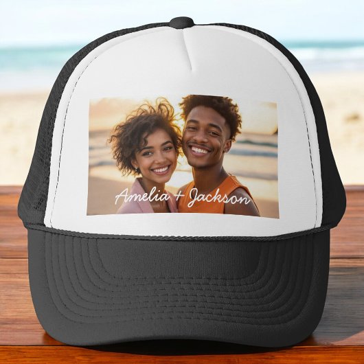 Customizable Photo Text Custom Instagram Trucker Pet