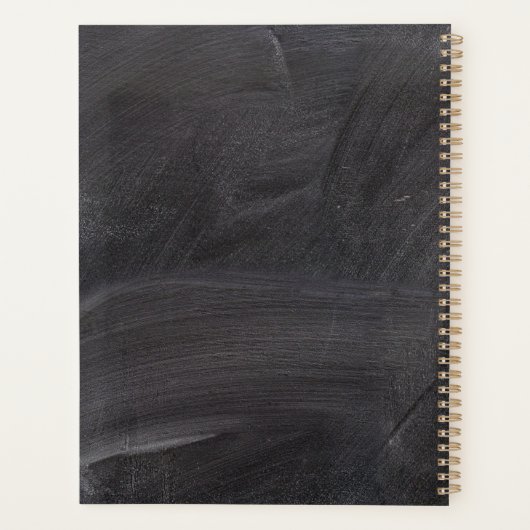 Customizable Phrase Coffee. Knit. Repeat. Planner (Achterkant)