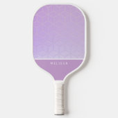 Customizable Pink Diamond Pattern Pickleball Pickleball Paddle (Voorkant)
