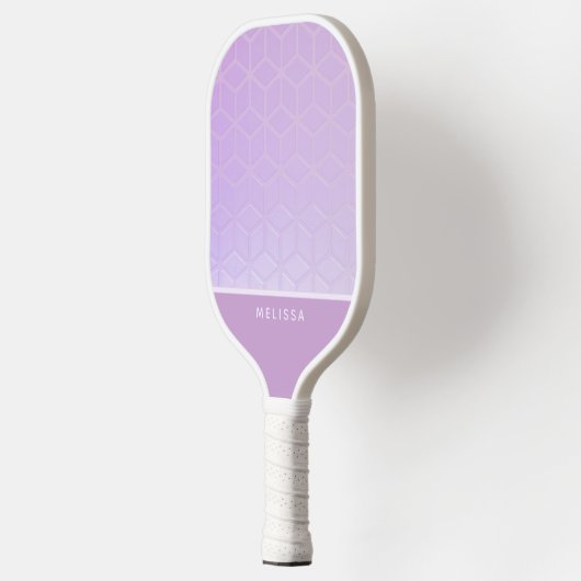 Customizable Pink Diamond Pattern Pickleball Pickleball Paddle (Links)