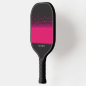 Customizable Pink Diamond Pattern Pickleball Pickleball Paddle (Links)