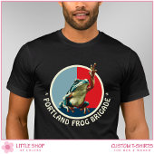 Customizable Portland Frog Protest T-Shirt