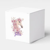 Customizable Pretty Ponies and Petals Bedankdoosjes (Voorkant Zijde)
