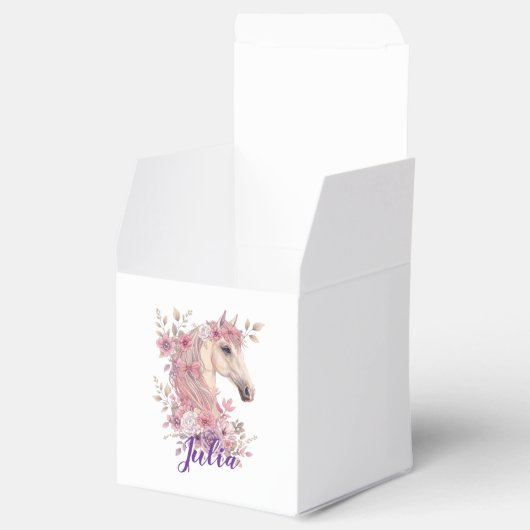 Customizable Pretty Ponies and Petals Bedankdoosjes (Geopend)