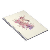 Customizable Pretty Ponies and Petals Notitieboek (Rechterzijde)