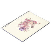Customizable Pretty Ponies and Petals Notitieboek (Linkerzijde)