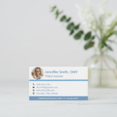 Customizable Professional Veterinarian  Visitekaartje (Staand voorkant)