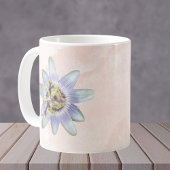 Customizable Purple Passion Flower Koffiemok