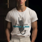 Customizable Purr More Stress Less T-shirt