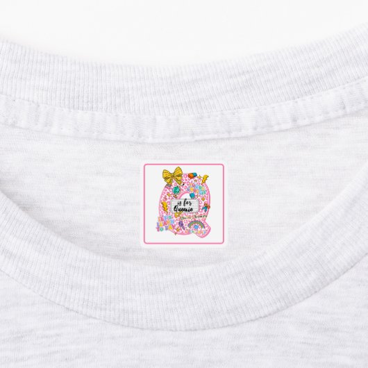 Customizable “Q is for” Alphabet Art – Inspiration Labels (Aangebracht)