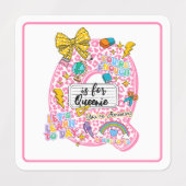 Customizable “Q is for” Alphabet Art – Inspiration Labels (Design 1)