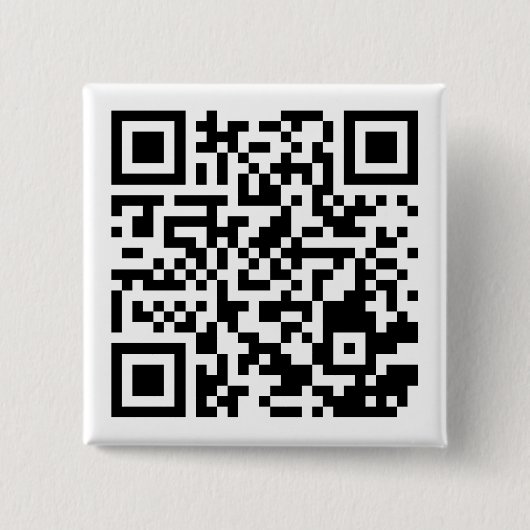 Customizable QR Code Square Button for Any Purpose (Voorkant)