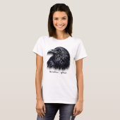 Customizable Raven Head T-Shirt (Voorkant volledig)
