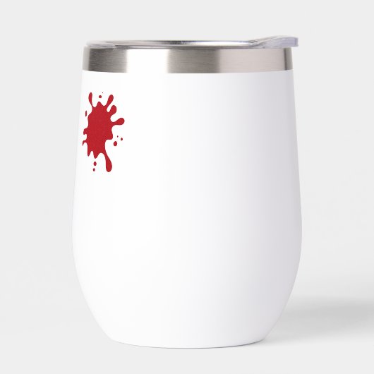 Customizable Red Splash Wine Tumbler (Links)