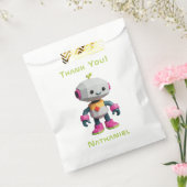 Customizable Robot Kids Bedankzakje (Gezegeld)