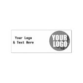 Customizable Rubber Stamp Business Logo Rubberstempel (Gestempeld)