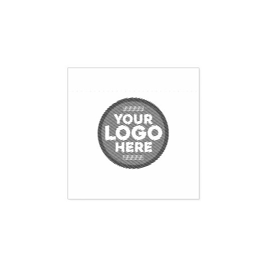 Customizable Rubber Stamp Business Logo Rubberstempel (Afrduk)