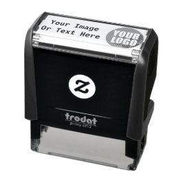 Customizable Rubber Stamp Business Logo Zelfinktende Stempel
