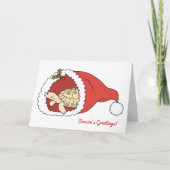 Customizable Russian Tortoise Christmas Card Feestdagen Kaart (Voorkant)