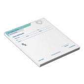 Customizable RX Pad for Doctors - Prescription Pad Notitieblok (Schuin)
