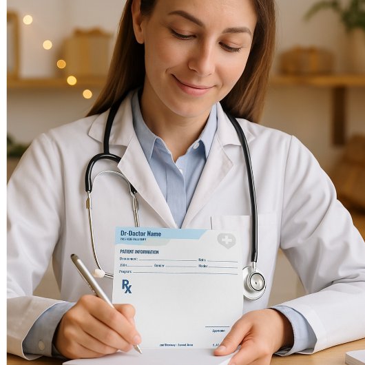 Customizable RX Pad for Doctors - Prescription Pad Notitieblok