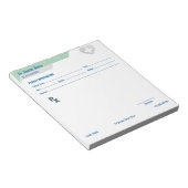Customizable RX Pad for Doctors - Prescription Pad Notitieblok (Schuin)