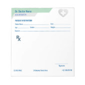 Customizable RX Pad for Doctors - Prescription Pad Notitieblok (Voorkant)