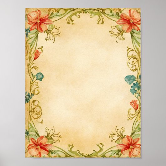 Customizable Scrapbook & Journal Supplies Download Poster (Voorkant)