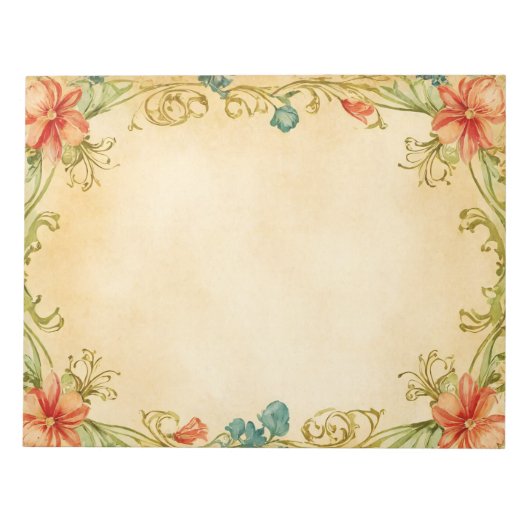 Customizable Scrapbook & Junk Journal Supplies Notitieblok (Voorkant)