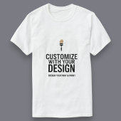 Customizable Simple Blank Business Corporate T-shirt