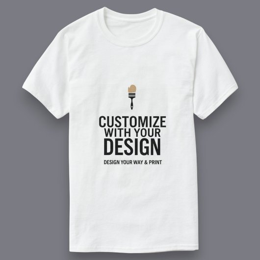 Customizable Simple Blank Business Corporate T-shirt