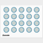 Customizable Snowflake Gift Wrap Stickers (Vel)