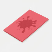 Customizable Splash Design Post-It Notes (Schuin)