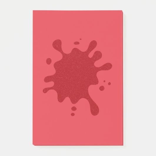 Customizable Splash Design Post-It Notes (Voorkant)