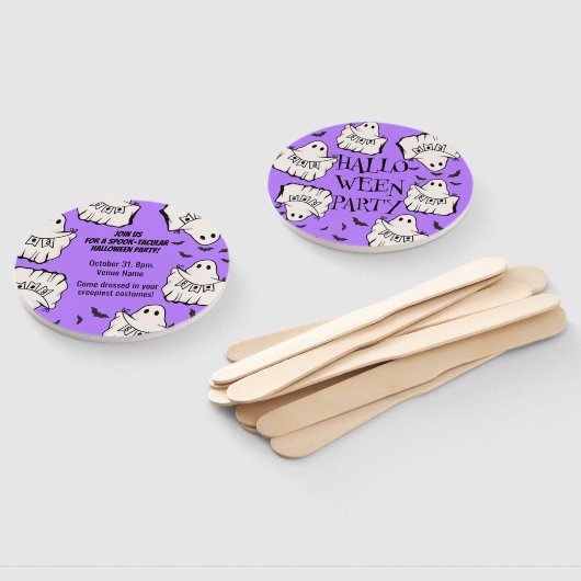 Customizable Spooky & Fun Halloween Handwaaier (Niet-gemonteerd)