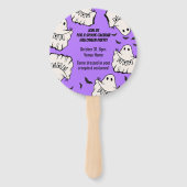 Customizable Spooky & Fun Halloween Handwaaier (Voorkant)