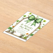 Customizable St. Patrick’s Day Invitation  Acryl Uitnodigingen (Laagn)