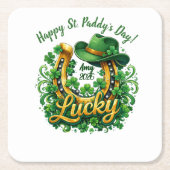Customizable St. Patrick's Day Kartonnen Onderzetters (Voorkant)