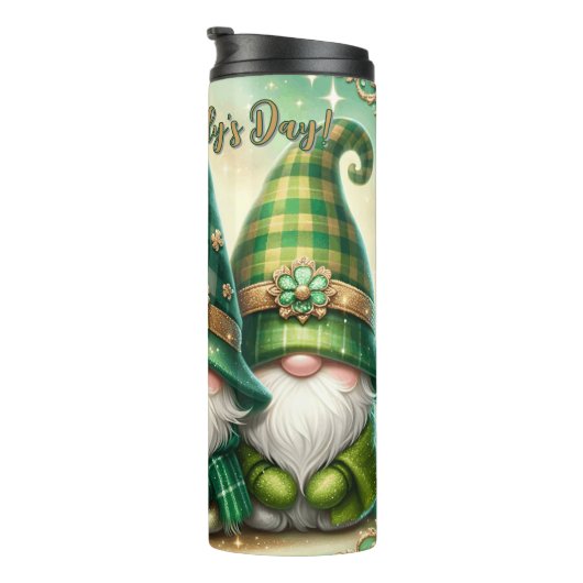 Customizable St. Patrick's Day Thermosbeker (Geroteerd rechts)