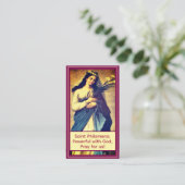 Customizable St. Philomena Prayer Card Contactkaartje (Staand voorkant)