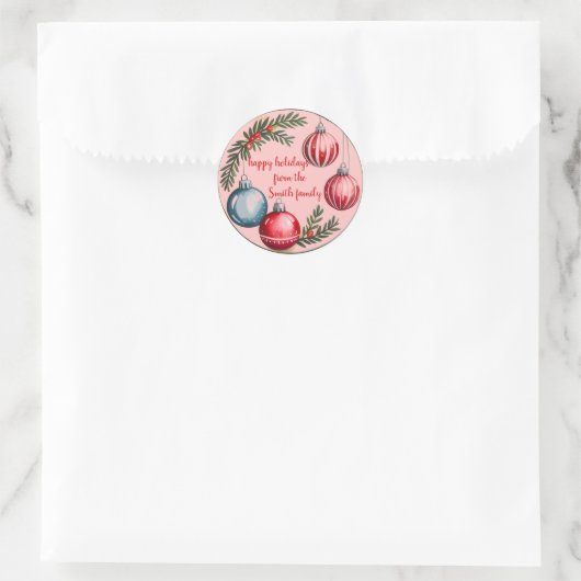 Customizable Stickers for Holiday Packages (Tas)