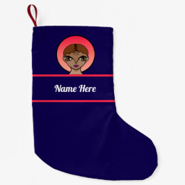 Customizable stocking kleine kerstsok