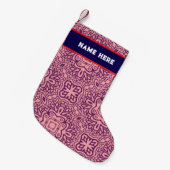 Customizable stocking kleine kerstsok (Voorkant (Hangend))