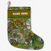 Customizable stocking kleine kerstsok (Voorkant)