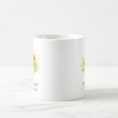 Customizable Sunflower Heart Mother’s Day Mug Koffiemok (Center)