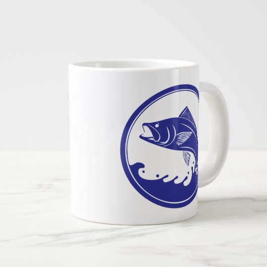 Customizable (SVG Controled Illustrations) NAME Grote Koffiekop (Voorkant rechts)