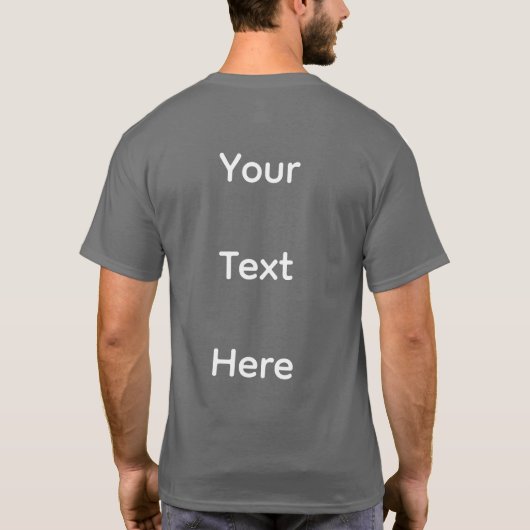 Customizable t-shirt (Achterkant)